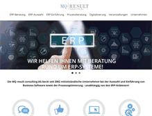 Tablet Screenshot of mqresult.de